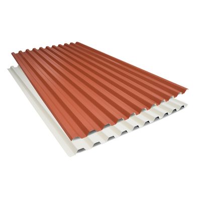 Tôle biface SYMEO Rouge / Beige - BACACIER
