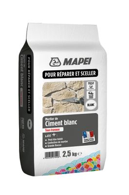 Ciment blanc 5 kg MAPEI