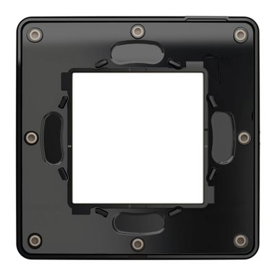 Plaque de finition 1 poste taupe/ anthracite - Unica studio SCHNEIDER ELECTRIC