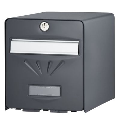 Boîte aux lettres Balnéaire 1 porte anthracite BURG-WÄCHTER