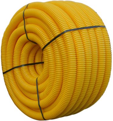 Fourreau polyéthylène jaune diamètre 63 x L.25m COURANT