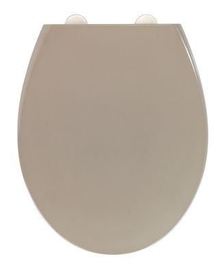 Abattant de WC déclipsable avec frein de chute taupe Samos WENKO