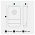 Visiophone écran 7 pouces noir effet miroir avec platine - Easykit Plus LEGRAND