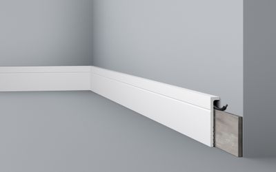 Surplinthe polymère HDPS CBC2 - 110 x 22 x 2000 mm - DECOFLAIR