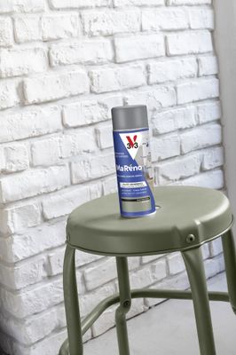 Peinture de rénovation multi- V33supports MaRéno vert kaki finition satinée 400 mL - V33