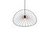 Suspension CHAPEAU noir E27 40W - TRIO
