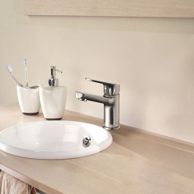 Robinet de salle de bain chrome Rapidfix Sokar - EDOUARD ROUSSEAU