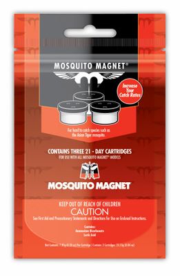 Recharge atrakta  par 3 pour piège d'extérieur anti-moustique tigre MOSQUITO MAGNET