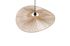 Suspension E27 Ø78 cm Laurine fil de papier naturel 40W - CASALUM