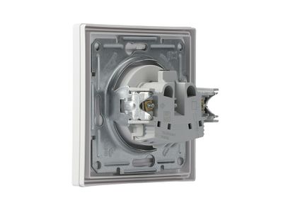 Prise 2 pôles + terre IP44 blanc - Asfora SCHNEIDER ELECTRIC