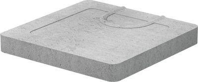Couvercle béton pour regard béton 50 x 50 cm FABEMI