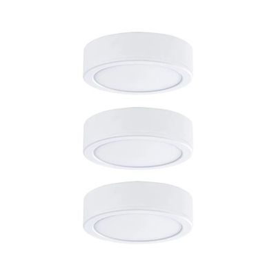 Spots LED encastrables ou saillie sous-meubles par 3 Blanc - Pukk PAULMANN