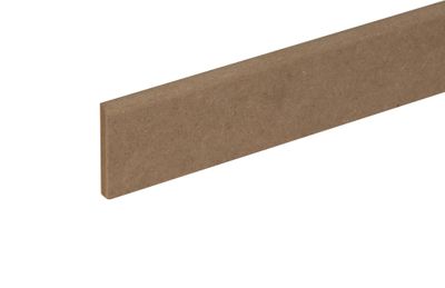 Plinthe à peindre bois MDF - Ép.9 x l.68 mm - L.2.00 m - Lot de 5 - AJ TIMBER