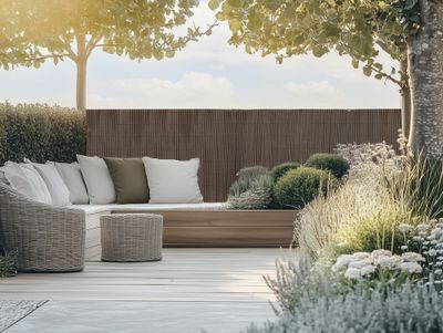 Brise vue jardin WOODURA cacao 100 x 300 cm - WINDHAGER