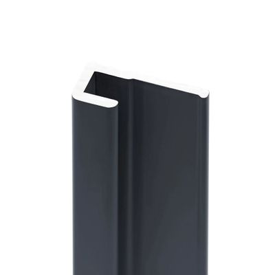 Profilé de finition anthracite pour panneaux muraux de 210 cm - SCHULTE