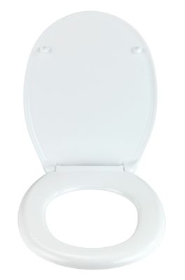 Abattant WC frein de chute duroplast blanc Tucson - WENKO