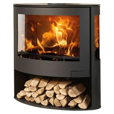 Poêle à bois sur bucher 7,8 kW SKY 7 étoiles flammes vertes - PANADERO