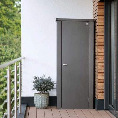 Armoire de balcon Julia HIGH gris quartz métallique T. M - BIOHORT