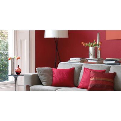 Peinture Crème de Couleur Rouge Madras satin 0,5 L - DULUX VALENTINE