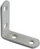 Equerre de chaise acier blanc 40 x 40 mm