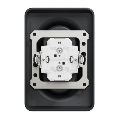 Double prise 2 pôles + terre anthracite - Unica SCHNEIDER ELECTRIC