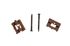 Boite de 80 clips pour lame terrasse bambou - HENRY TIMBER