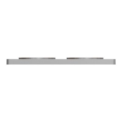 Plaque de finition 2 postes bois/ aluminium - Odace 2011 Touch SCHNEIDER ELECTRIC