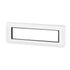 Plaque de finition 8 modules horizontale Blanc - Mosaic LEGRAND