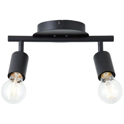 Réglette TIFFANY E27 2x28W noir - BRILLIANT