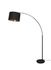 Lampadaire E27 Bolivia noir et or 10W - REALITY