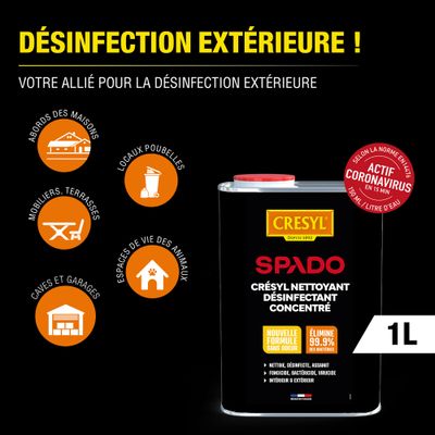 Nettoyant Désinfectant Cresyl 1 l SPADO