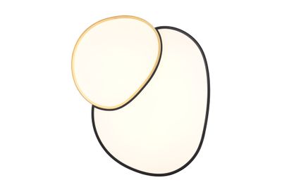 Plafonnier LED Rise or et noir 5300 lumens blanc variable CCT - TRIO