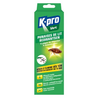 Pièges à punaises de lit par 4 - K-PRO