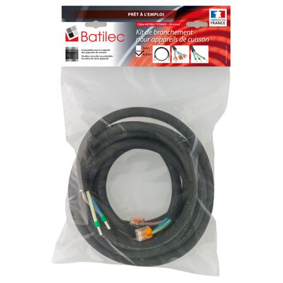 Câble d'alimentation pour appareil de cuisson 3G6 mm² 4,5 m - BATILEC