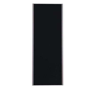 Porte de placard Noir Profil gris H 248,5 x L 62,2 cm YNGENIO