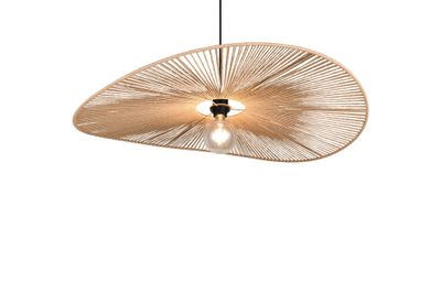 Suspension E27 Ø78 cm Laurine fil de papier naturel 40W - CASALUM