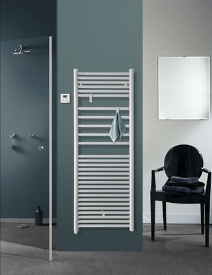 Sèche-serviettes à inertie fluide ANGORA 750W blanc - ACOVA