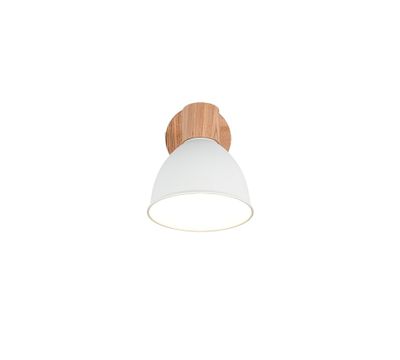 Spot E27 Delume blanc et bois 40W - REALITY