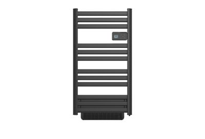 Sèche-serviette à inertie fluide COSMO 500+1000W noir - HOM'Y