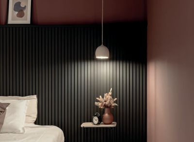 Panneau acoustique mural mdf 3D Latt finition noir matt sur fond noir - 20 x 287 x 1250 mm - AJ TIMBER