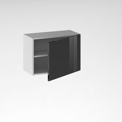 Façade de cuisine hotte Cristal anthacite 42 x 60 cm pour meuble