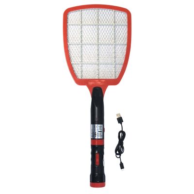 Raquette anti-insectes  électrique rechargeable avec lampe USB - BSI