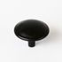 Bouton de meuble rond noir mat diamètre 32 mm REI