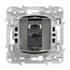 Prise RJ45 grade 3 catégorie 6 blindé anthracite - Odace 2011 SCHNEIDER ELECTRIC