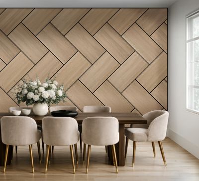 Panneau acoustique mural chêne clair - 8 x 400 x 800 mm - LEITL