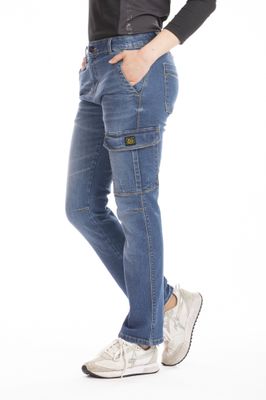 Pantalon Femme Betty Bleu Taille 42 RICA LEWIS