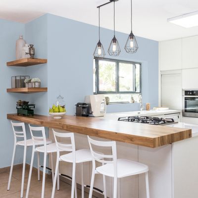 Peinture Cuisine & Bain Bleu Maraone satin 0,75L RIPOLIN