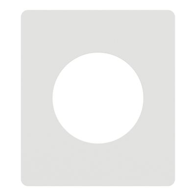 Plaque de finition 1 poste Odace 2025 Architecte blanc craie - SCHNEIDER ELECTRIC