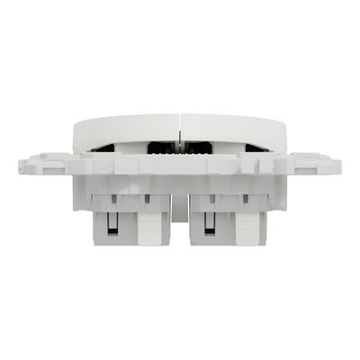 Double interrupteur va-et-vient ou poussoir Odace 2025 blanc - SCHNEIDER ELECTRIC