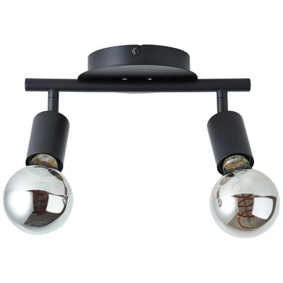 Réglette TIFFANY E27 2x28W noir - BRILLIANT